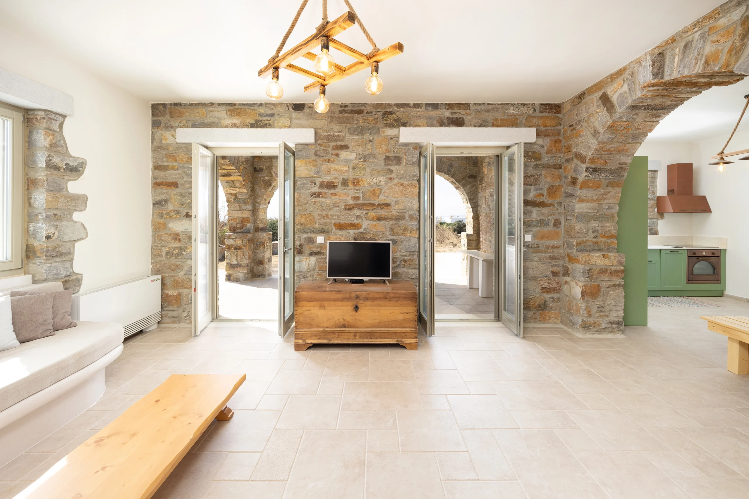 Stone Haven Villa Living Room