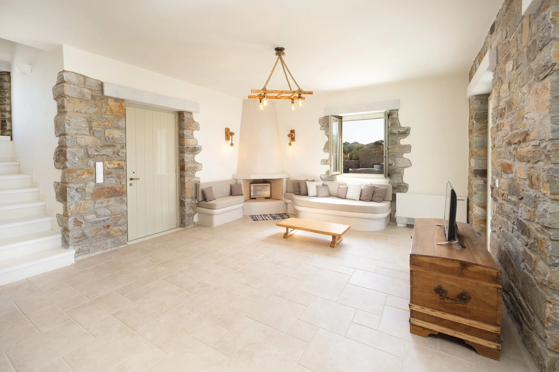 Stone Haven Villa Living Room